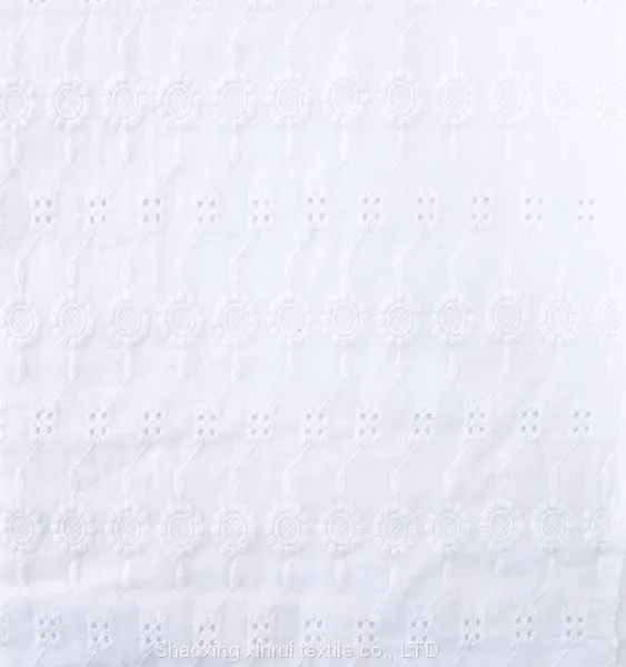 Bridal Lace Embroidery Swiss Cotton Voile Embroidered Fabric Wholesale photo-2