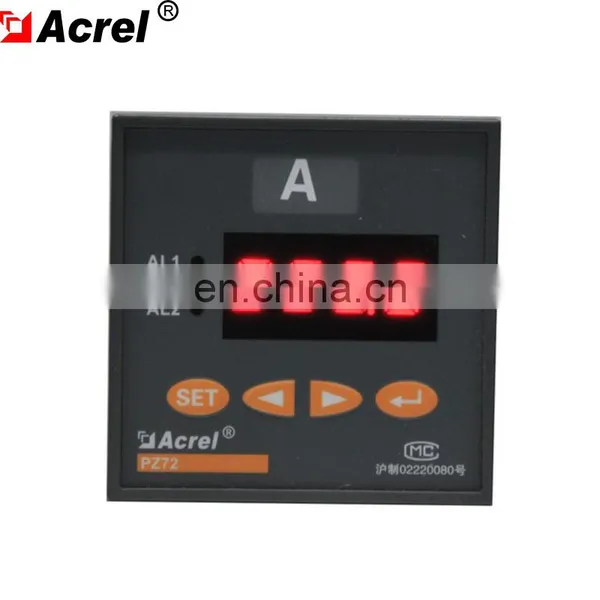 Panel DC Digital LED Display Ammeter, Single-Phase Electric Current Meter, ACREL PZ72-DI, Industry Use photo-3