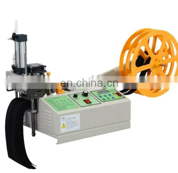 Computer Fabric Strip Ribbon Webbing Zipper Cutting Machine Hot Knife Webbing Ribbon Cutting Width 1-95mm photo-2
