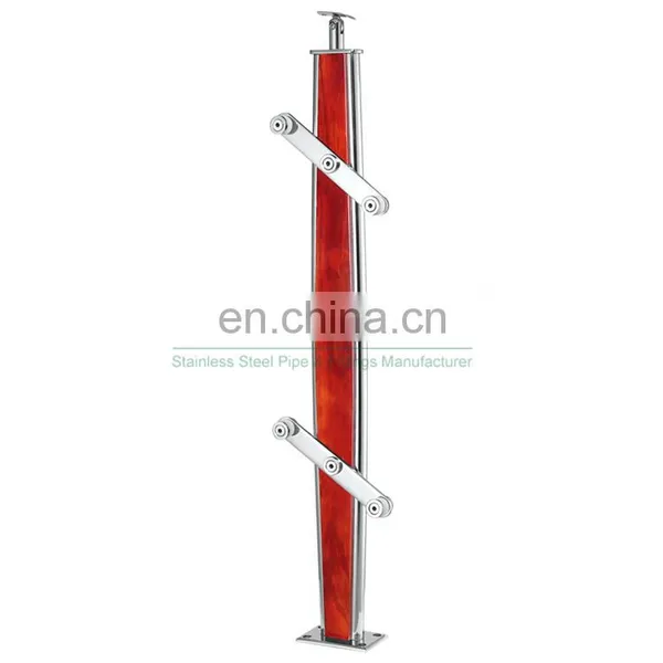 New Arrival Balcony Railing Post Stainless Steel Glass Balustrade Balustrade Design Systems photo-7