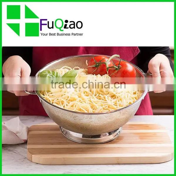 Amazon Hot Sale Cooking Tools Food Grade Stainless Steel Food Colander , Fruit Vegetable Strainer photo-6