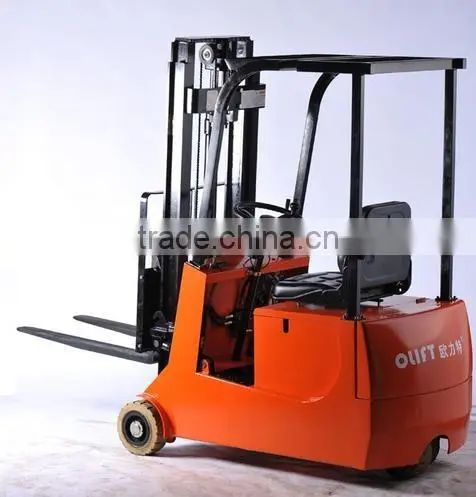 Counter Balanced Mini Three Wheels Electric Forklift Truck photo-2