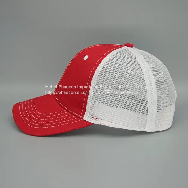Men Mesh Cheap Custom 6 Panel Trucker Cap photo-2
