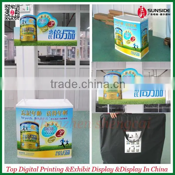Plastic Folding Exhibition Stand Promotion Table