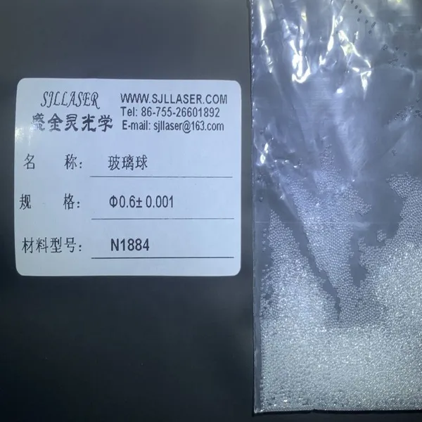 ISO9001/ISO14001 Certified 0.6mm +/-0.001mm N1884 Optical Glass Ball Lens Spherical Beads for Optical Instruments photo-5