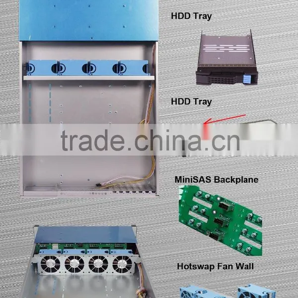 New Product 2U Server Case 12bays Storage Server Chassis Hotswap Chassis Hotswap Fanwall Rackmount Chassis photo-6