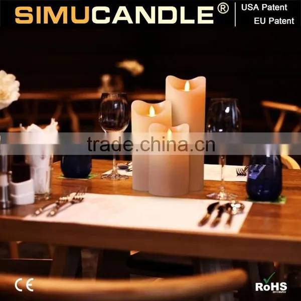 Flickering Wick Candle in Candles Blow Christmas With Remote With USA and EU Patent photo-4