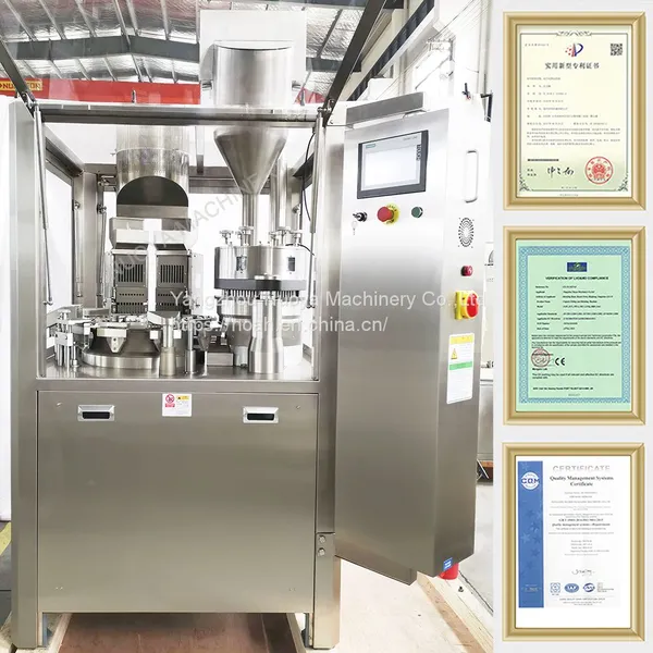 NJP-3800 Mass Production Automatic Pharmaceutical Protein Powder Vertical Capsule Filling Machine photo-3