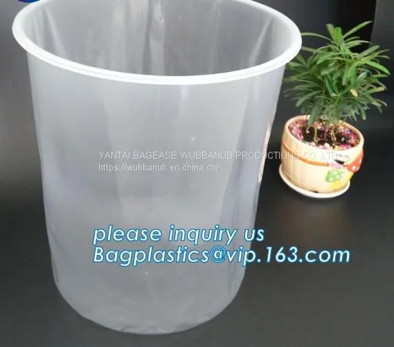 Gallon Bucket Liner Rigid Plastic Pail Liner, PE Round Pond Liner Round Raised Rigid Pond Liner 500liter, pp Steel Pail photo-2