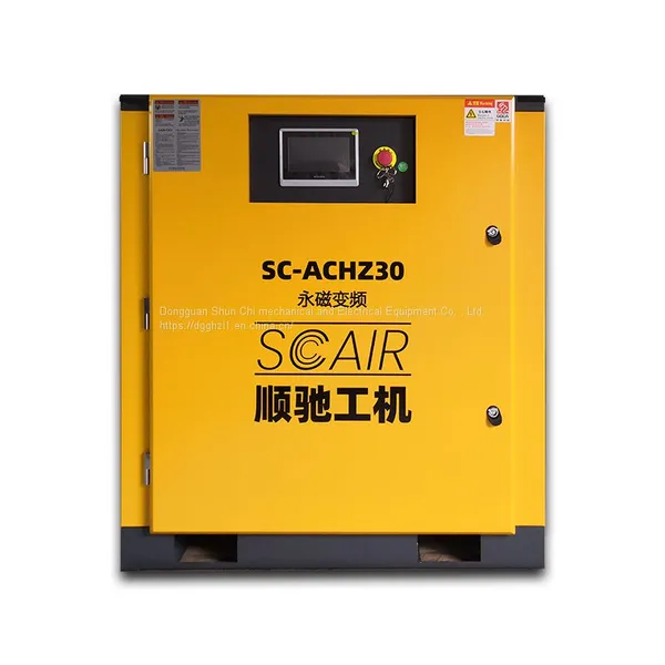 Scair  Moving one screw air compressor, permanent magnet inverter