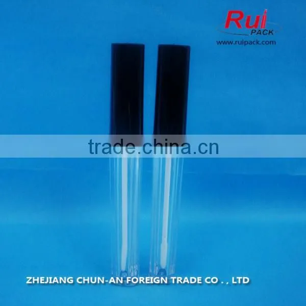 New Product 8ml Small Lip Blam Container, Black Empty Acrylic Lipstick Tube for Cosmetic photo-3