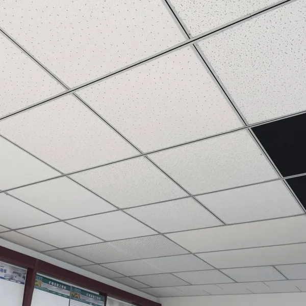 Acoustic Mineral Wool Panel 8mm 10mm Pin Hole Mineral Fibre Ceiling Class Room photo-3