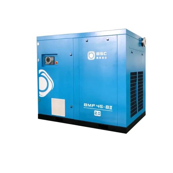 Oil-Injected Screw Permanent Magnet Variable Frequency Two Stage Air-Cooled BMF-II Series photo-3