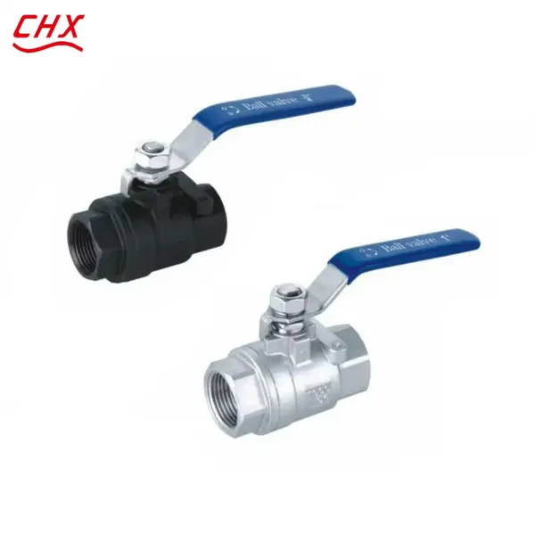 ANSI 2-Piece Manual Ball Valve 304/316 Stainless Steel 1000 WOG Internal Thread Soft Seal for Water Oil Gas Systems