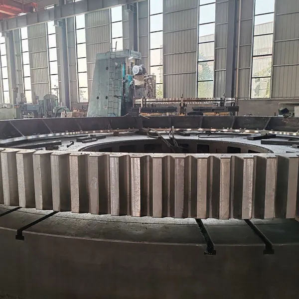 Custom Forged Large Gear Ring for Cement Plant Kilns up to 10m Diameter photo-4