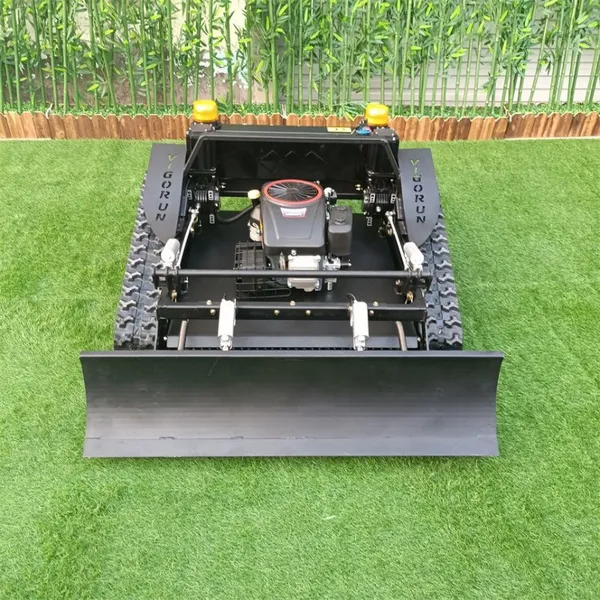 Gasoline Engine Single Cylinder 550mm Cutting Width Remote Control Slope Mower With Tracks for Lawn Cutting photo-5