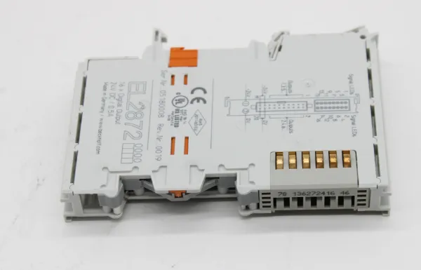 BECKHOFF EL2872 EtherCAT 16-канальный цифровой выходной терминал 24В DC 0,5А высокой плотности модуль ввода-вывода