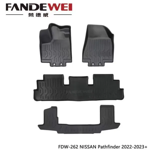 Use for NISSAN Pathfinder 3D Auto Carpet Car Floor Mat Luxury Carpet Easy to Clean Anti-slip Makers Custom All Weather Zero Formaldehyde Waterproof photo-2