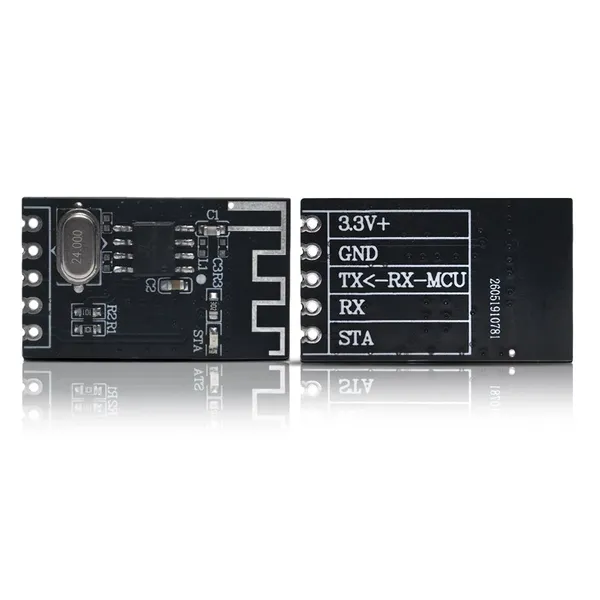 KT6368A Bluetooth Module Support 5.1 BLE/2.1 SPP Transparent Transmission Pure Data IC UART AT Controller For Arduino or ESP32 photo-5