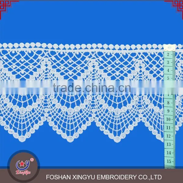 Latest Women Garment Collar Design Detachable Cotton Lady Crochet Neck Applique Embroidery Patch for Clothing