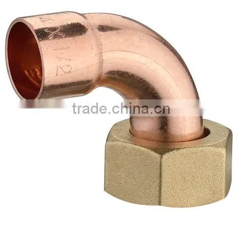 Elbow Copper Brass Union, UPC NSF End Feed Copper Fitting Copper Fitting, Brass Fitting, Brass Union photo-2