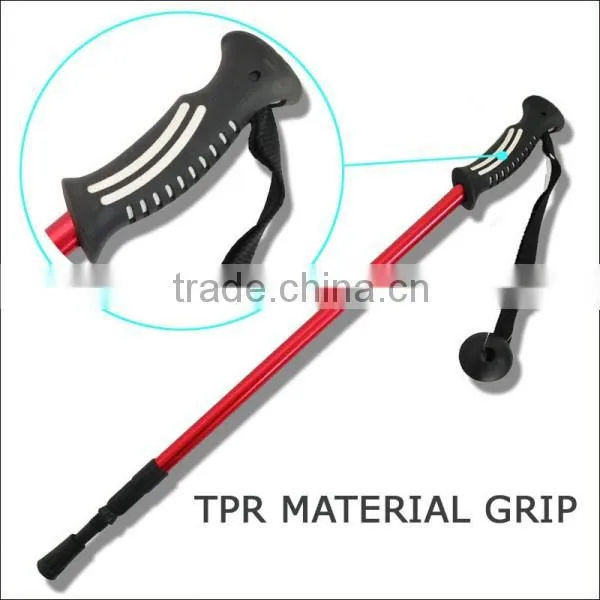 3 Section Antishock Retractable Aluminum Climbing Stick photo-5