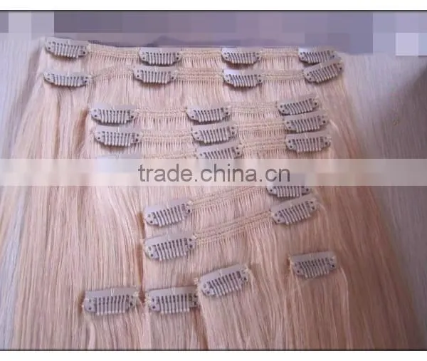 Top Seller Superme Clip in Hair,100% Remy Human Hair Extensions photo-3