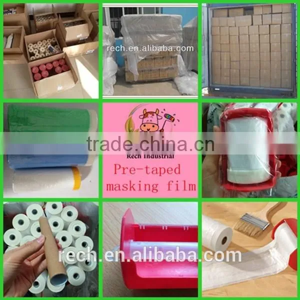 Most Popular Convenient Polyethylene Quality Costumized Protective Pretape Masking Film photo-6