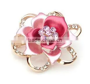 Classic Joker Set Crystal Rhinestone Flower Brooch photo-6