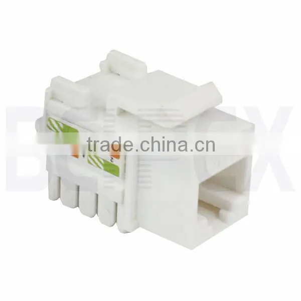 Cat6A UTP Toolless RJ45 Keystone Jack Cat6A RJ45 Female Jack photo-2
