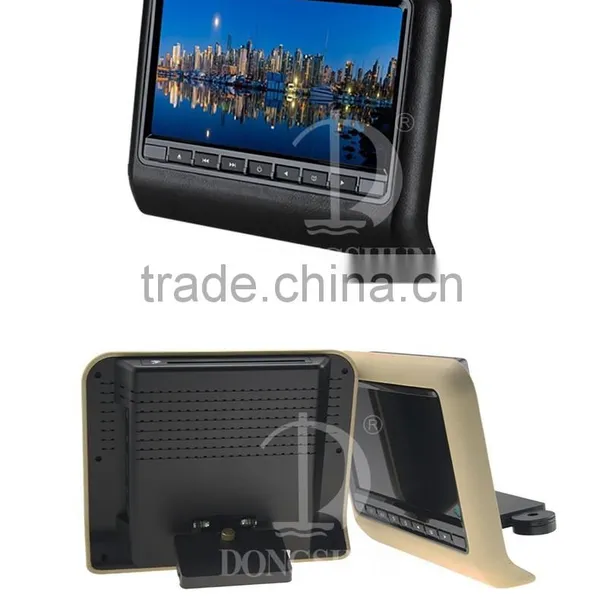 Hot Selling Car Monitor With 9 Inch Screen ,Car Headrest DVD Without Pillow photo-2