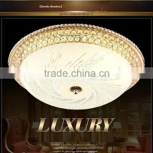 60W Modern Luxury LED Crystal Ceiling Light Living Room LED Absorb Dome Light SMD Double-Color photo-3