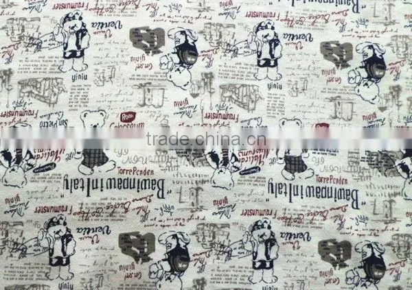 Polyester Warm Keeper Print Fleece Fabric photo-2