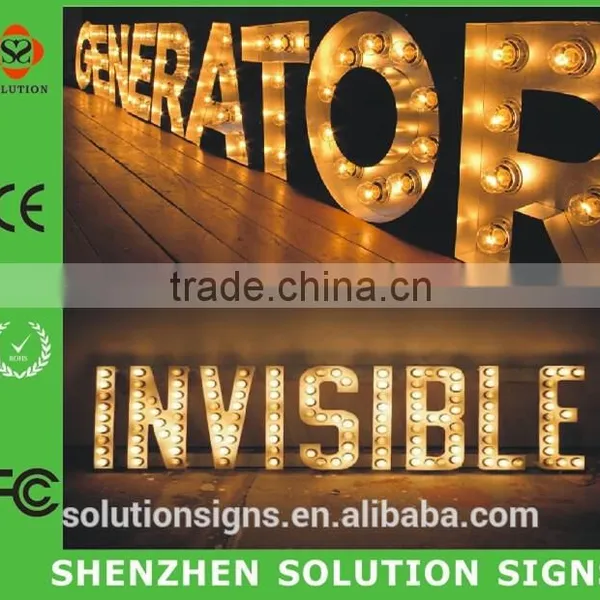 Direct Factory of Metal Marquees Lettters for 3D Letter Quality Choice photo-4