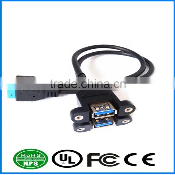 Other Type and USB Interface Type USB 3.0 Pin Header 19 Pin Buchse 1 x USB 3.0-A Buchse photo-2