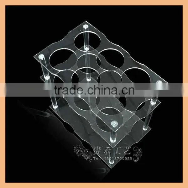2016 New Fashionable Design High Transparency Wine Display &rack for Sale photo-4