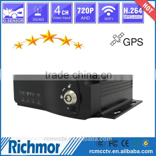 AHD 2 SD CARD 4ch 720p Mobile Digital DVR for Sony 600line Cameras photo-2