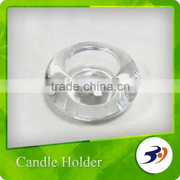 Clear Glass Candle Holder Stem With Lid photo-6