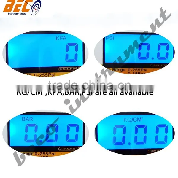 New Design Four Ranges Two Interface Digital Low Pressure Tire Gauge photo-3