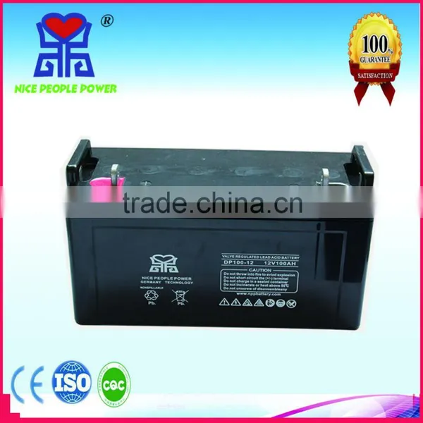 Emergency Light Sealed Rechargeable Battery 12V100AH