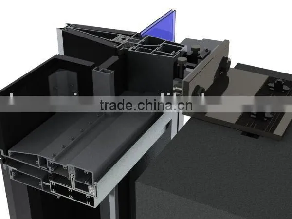 Special Unitized Curtain Wall for Business Building