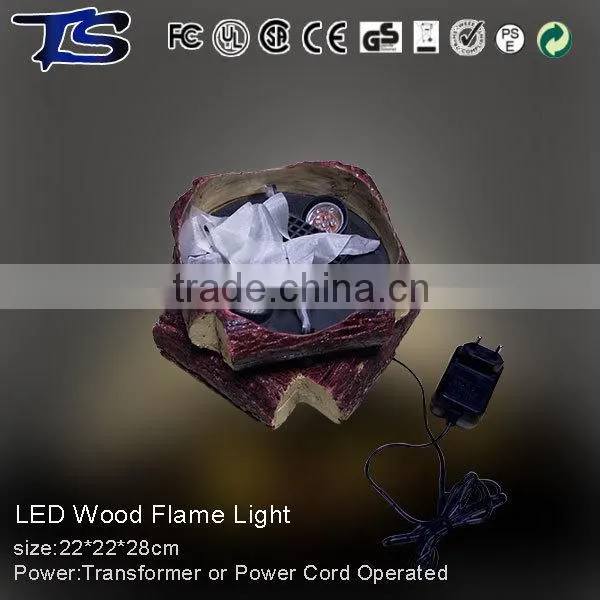 2016 New Design 12v Party LED Aftifical Wood Fire Flame Light in Red Cloth photo-3