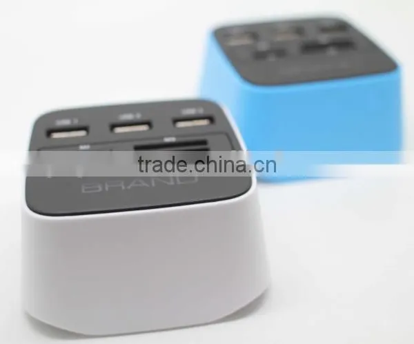 Computer SD TF M2 MS Card Reader With Usb Hub 2.0 LED COMBO photo-3