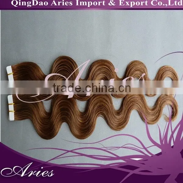 20" Ombre Remy Tape Hair Extension/adhesive Tape Hair Extension photo-2