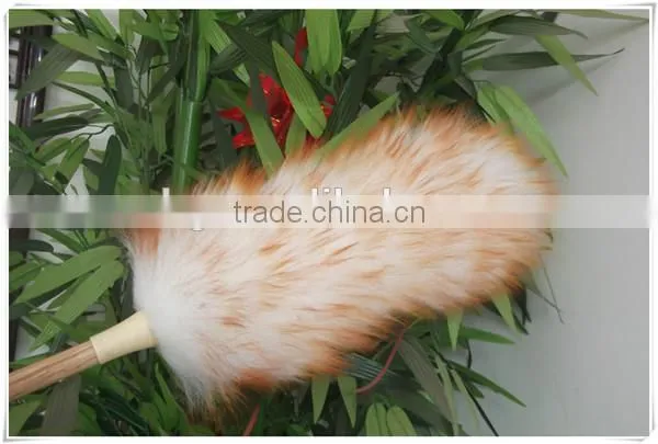 Popular Chinese Lambs Wool Duster With Red Color photo-3