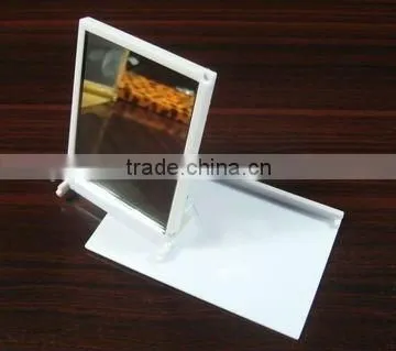 Cheap Makeup Mirror Plastic / Promotion Pocket Size Mirror Square / Fashion Plasitc Sliding Pocket Mirror photo-2