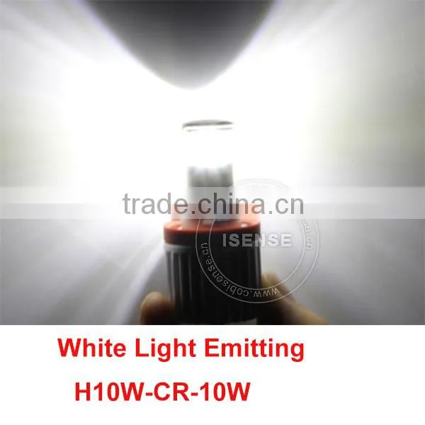 Double Colors Changing H10 Rear Fog Light Lamp Led Drl White Yellow Amber 10w CR EE LED Chips photo-5