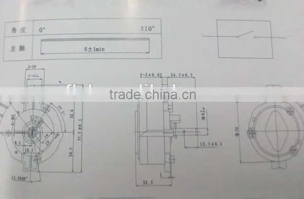 Washing Machine Timer For 5min Dewaterring Spare Parts For Washing Machine photo-2