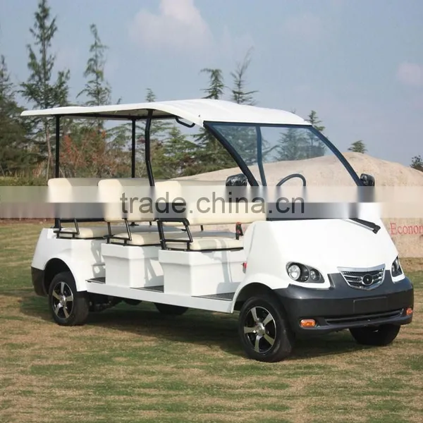 Electric Sightseeing Vehicles With 8 Seat Pass CE Certificate DN-8