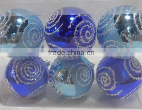80MM Festival Decorative Transparent Christmas Ball photo-5